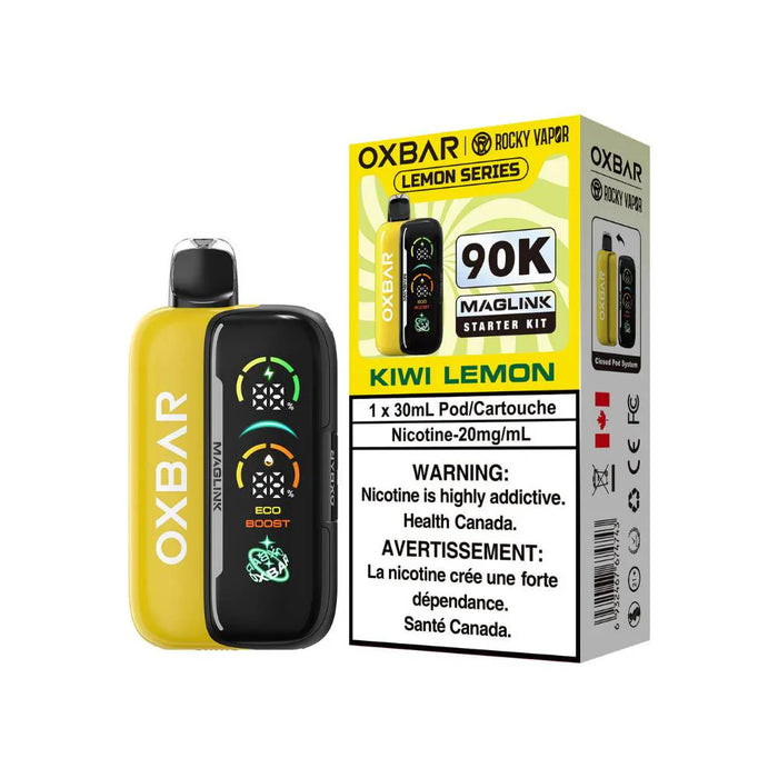 Oxbar Maglink 90K Starter Kit - Kiwi Lemon 20mg