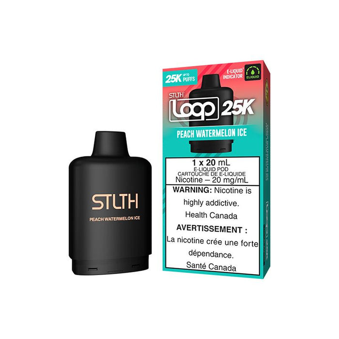 STLTH Loop 25K Pod - Peach Watermelon Ice 20mg