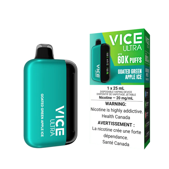 Vice Ultra Disposable - Goated Green Apple Ice 20mg