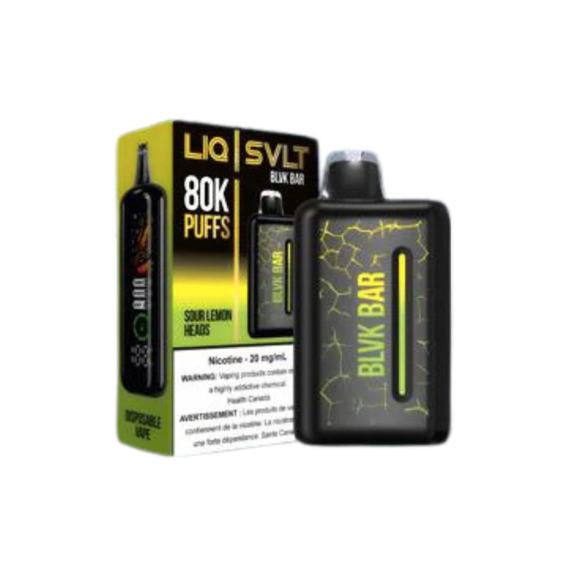 LIQ SVLT BLVK Bar 80K Disposable - Sour Lemon 20mg