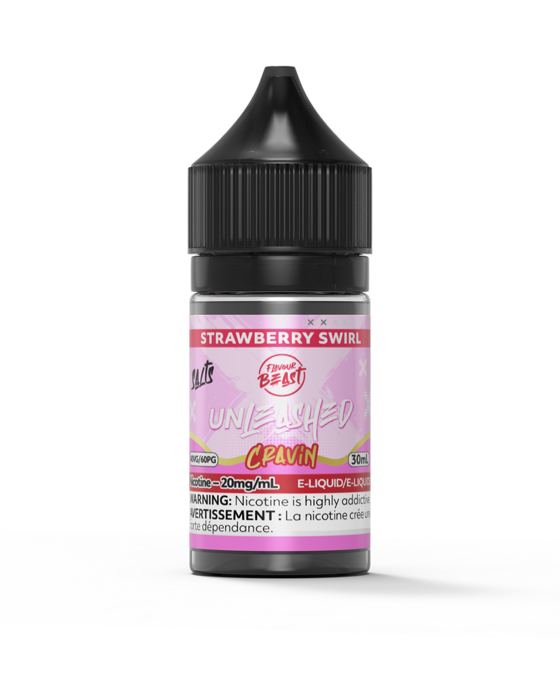 Flavour Beast Unleashed Cravin Salt - Strawberry Swirl 30ml